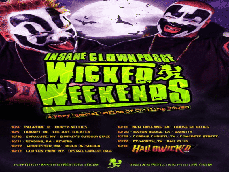 This Just In: ICP Wicked Weekends Tour Falling Into October