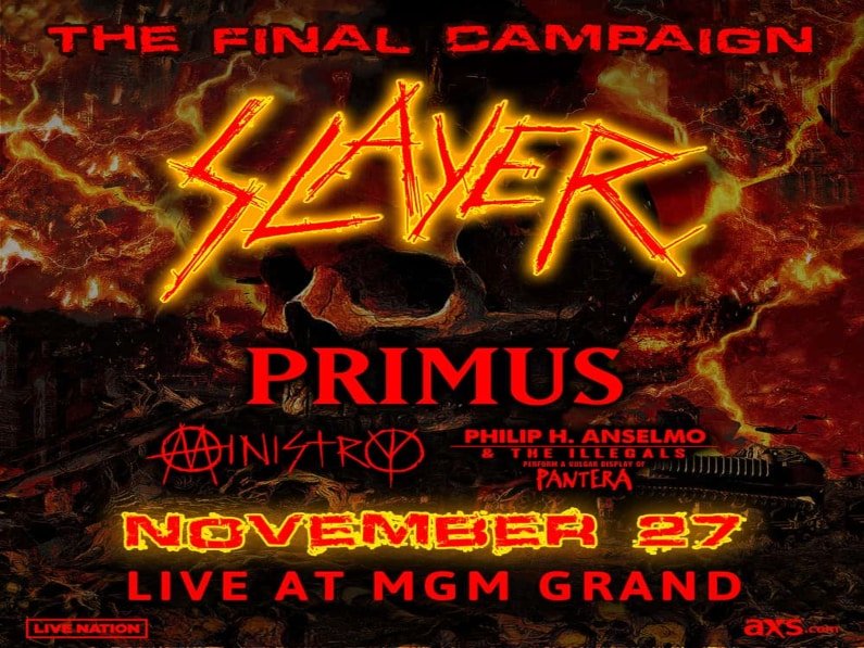 Final Campaign For Slayer Left A Reign In Blood