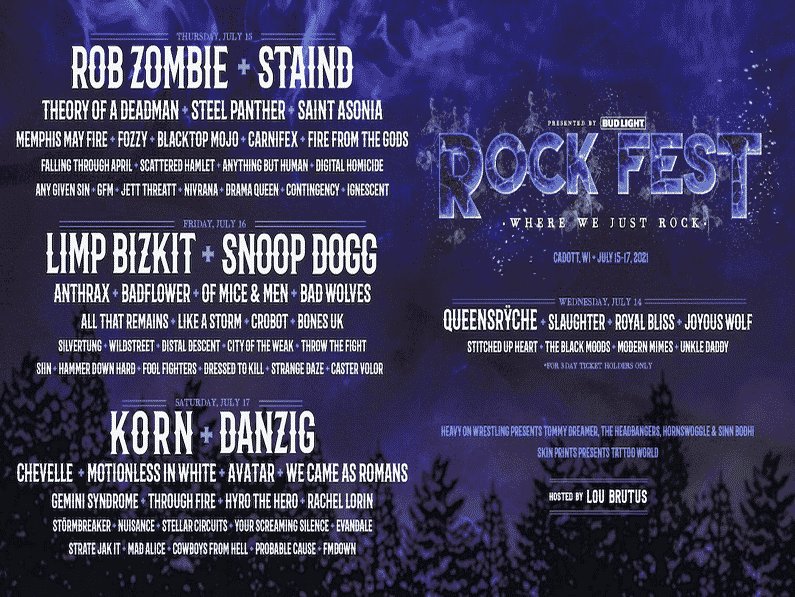 Rock Fest,rock,fest,festival,korn,rob zombie,danzig,