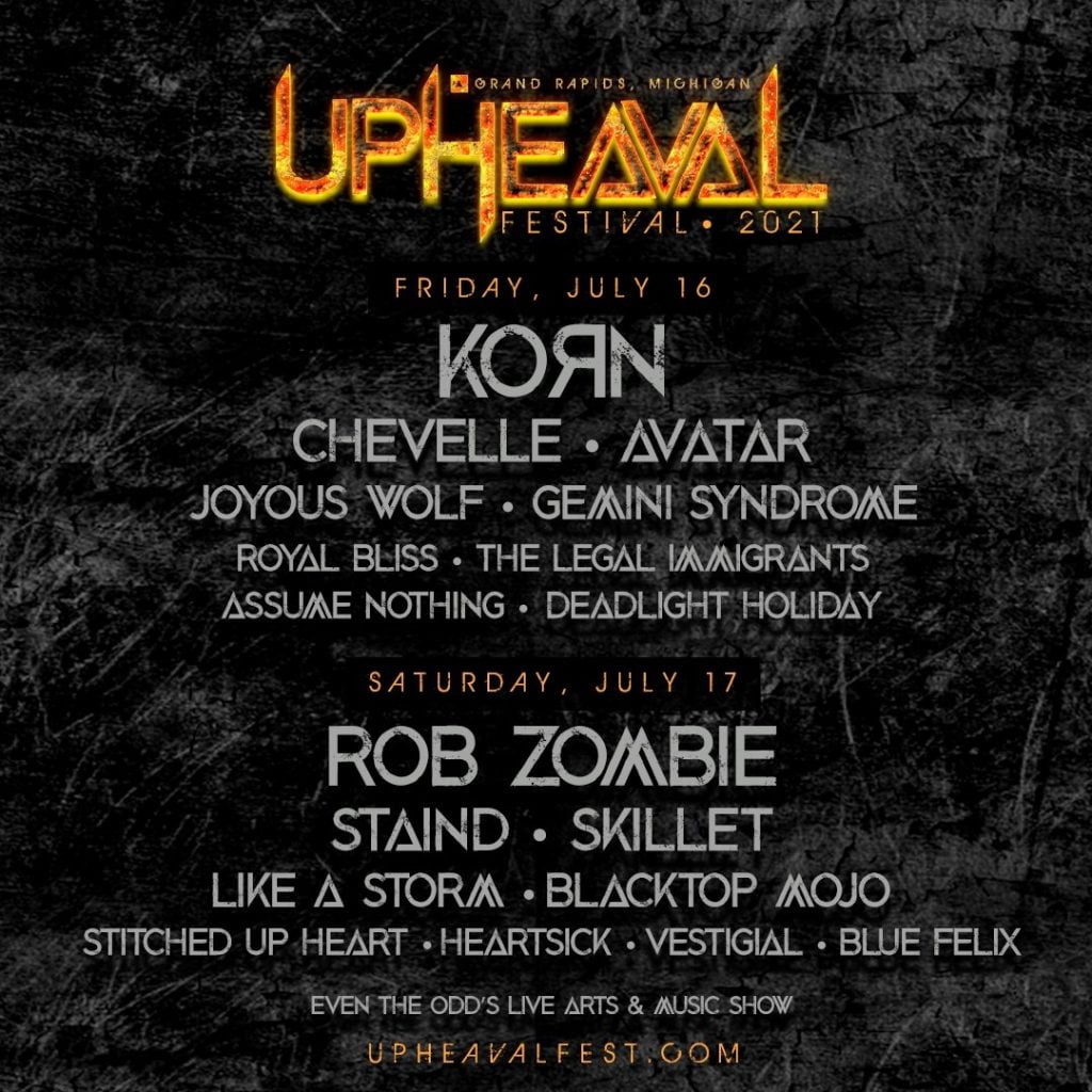 Upheaval Festival 2021 Poster Noise From The Pit