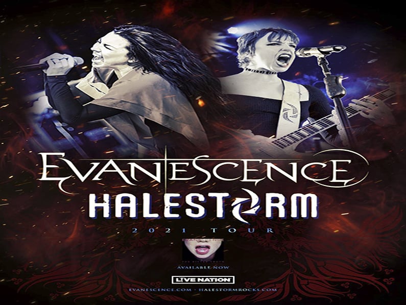 Evanescence, Halestorm,