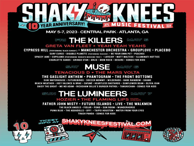 shaky knees, musical, festival, atlanta,