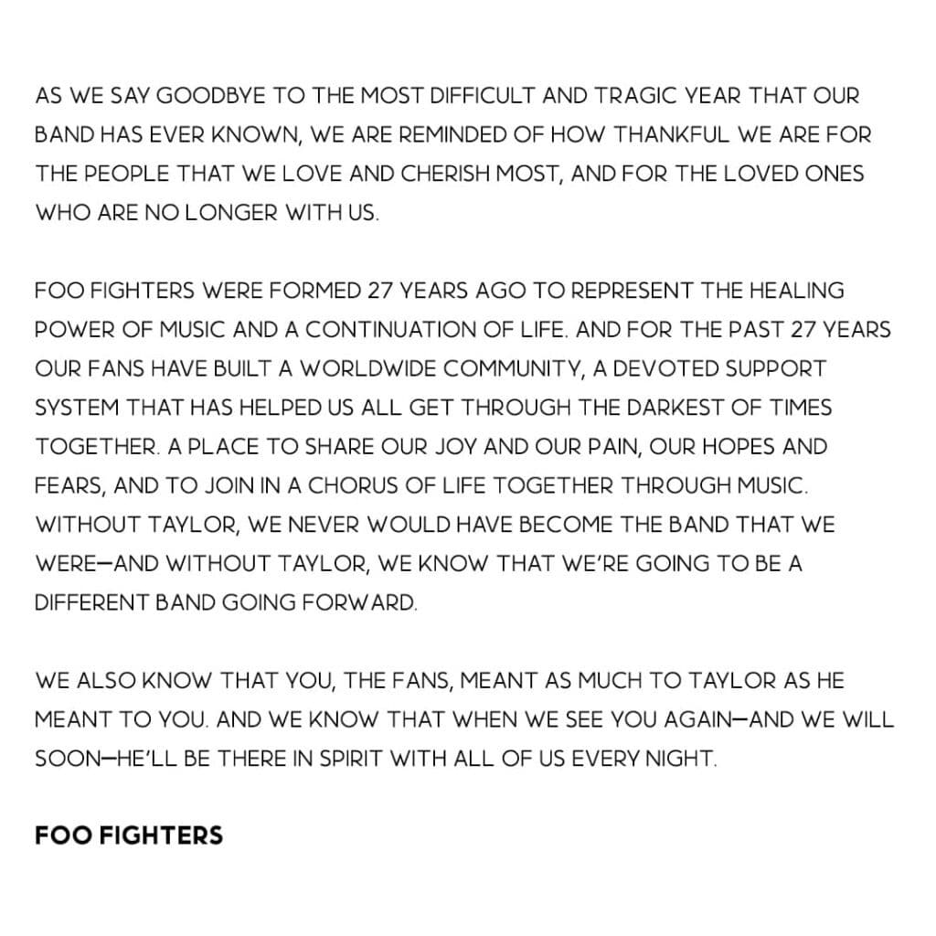 Foo Fighters Will Continue Noise From The Pit