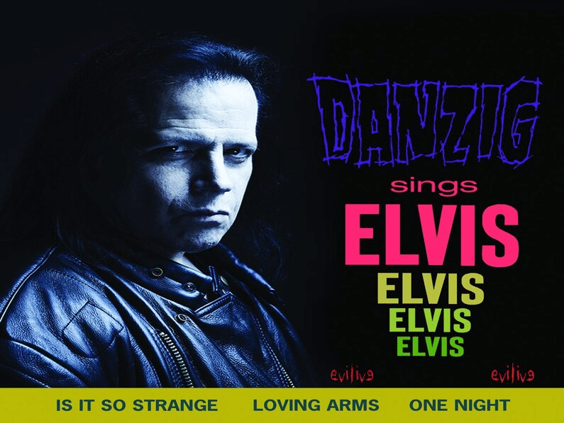 Danzig, Elvis covers show, Glenn Danzig, Elvis Presley, Montalban Theatre, Hollywood, Valentine's Day, February 10, retiring from touring, new music, Danzig Sings Elvis, Black Laden Crown, rock and roll, one-off show, tickets, limited tickets, special performances, Montalban Theater, Valentine's Day weekend.
