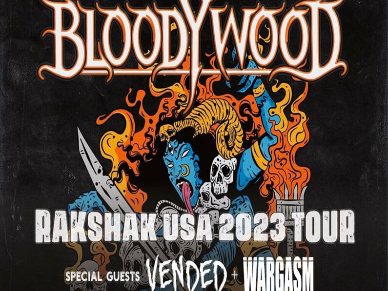 Indian metal phenomenon BLOODYWOOD announces US tour with VENDED and