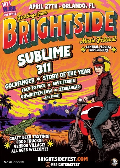 Brightside-Music-Festival-Orlando, Sublime-311-Goldfinger-Lineup, Craft-Beer-Tasting-Festival, Orlando-Central-Florida-Fairgrounds, Vip-Experience-Brightside, Brew-Ha-Ha-Productions,