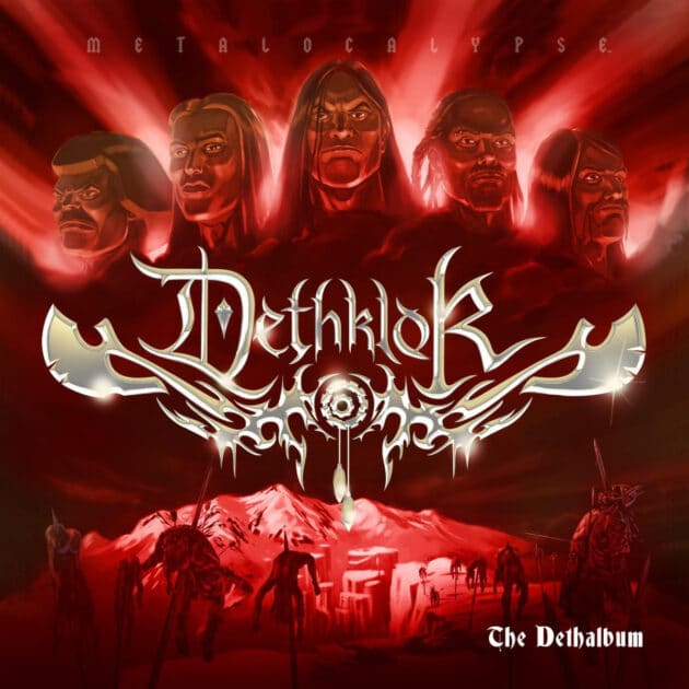 Dethklok Concert Poster, Dragonforce Live Performance, Nekrogoblikon Metal Band, Mutilation On A Spring Night Tour Flyer, Metalocalypse Animated Series Artwork