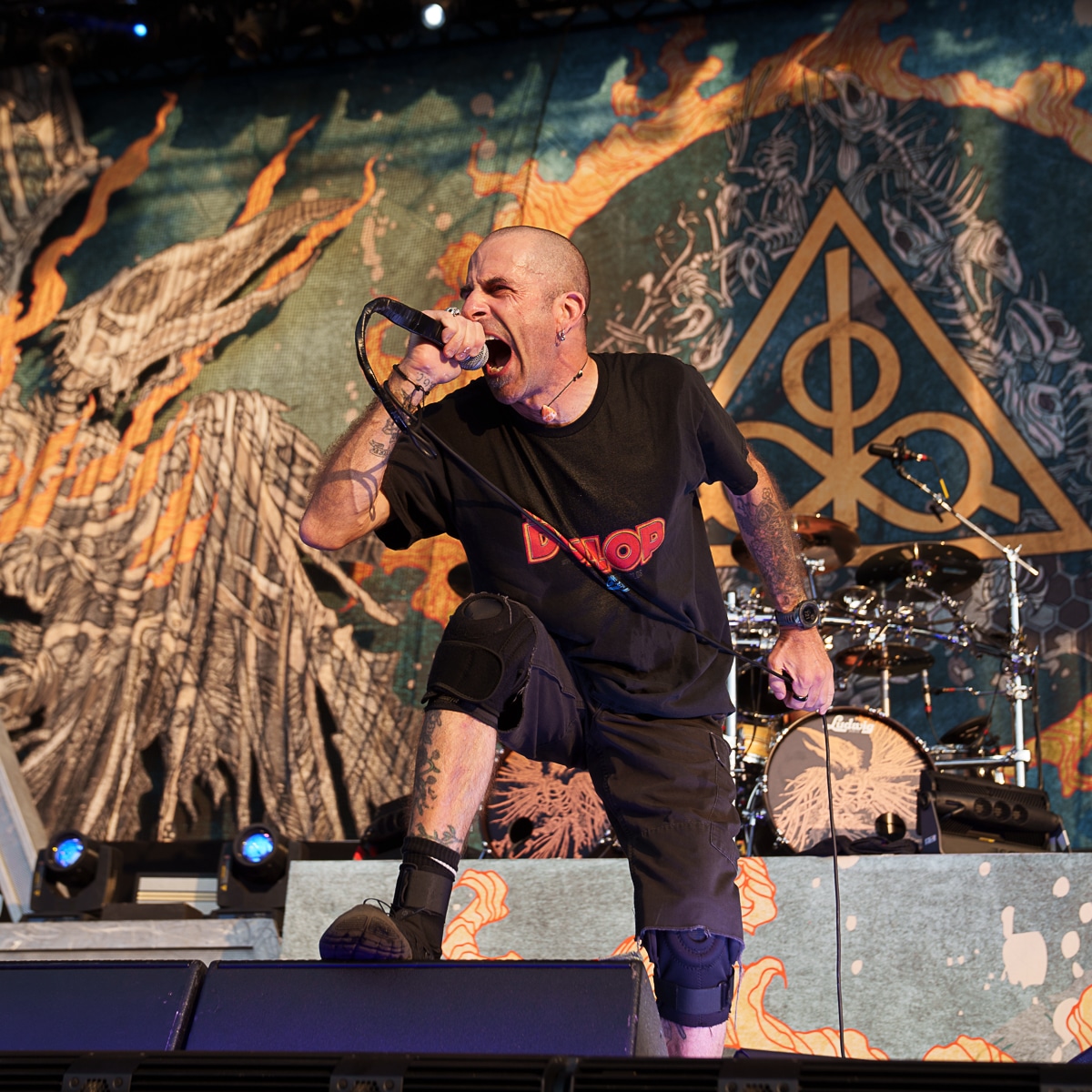 Randy Blythe of Lamb of God in Austin Texas